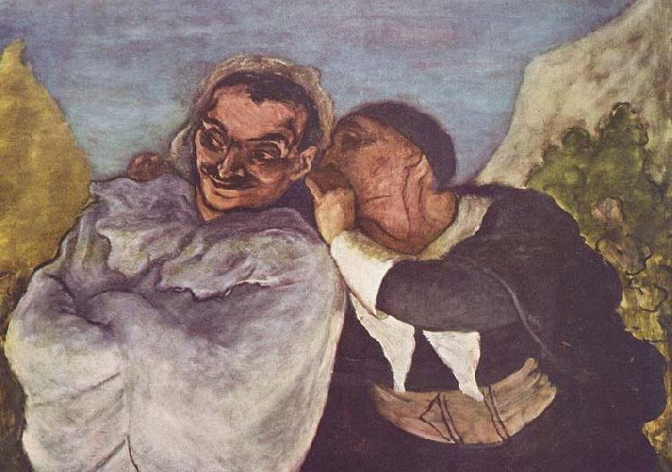 Honore Daumier Crispin und Scapin China oil painting art